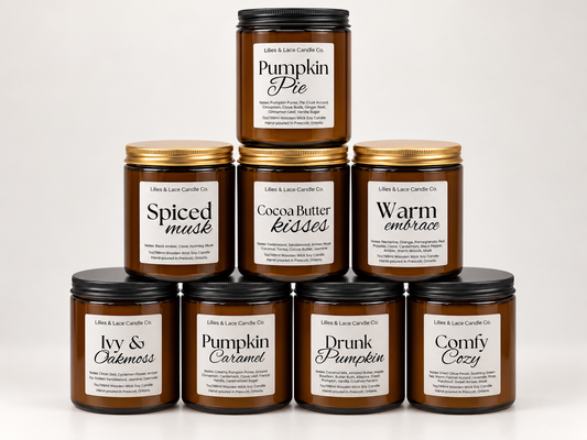 7 oz Soy Candle with Wooden Wick – Cozy Home Fragrance
