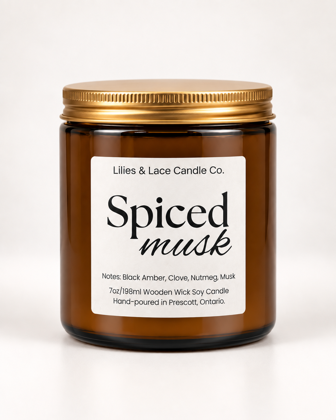 7 oz Soy Candle with Wooden Wick – Cozy Home Fragrance