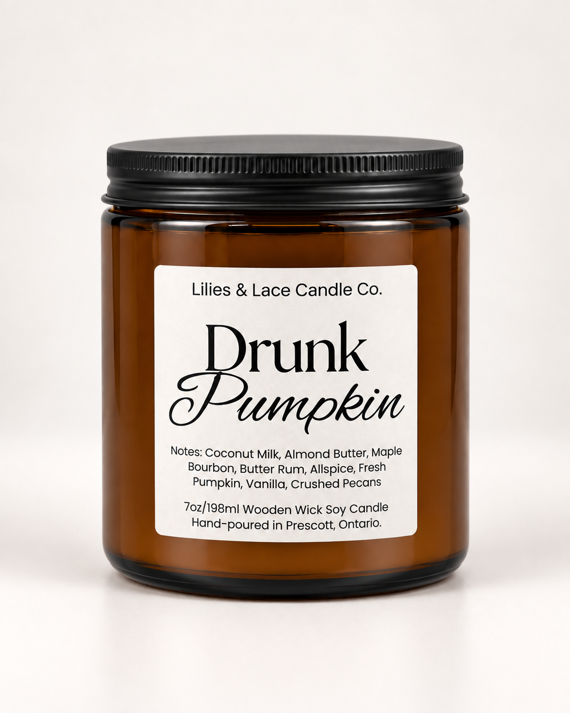 7 oz Soy Candle with Wooden Wick – Cozy Home Fragrance
