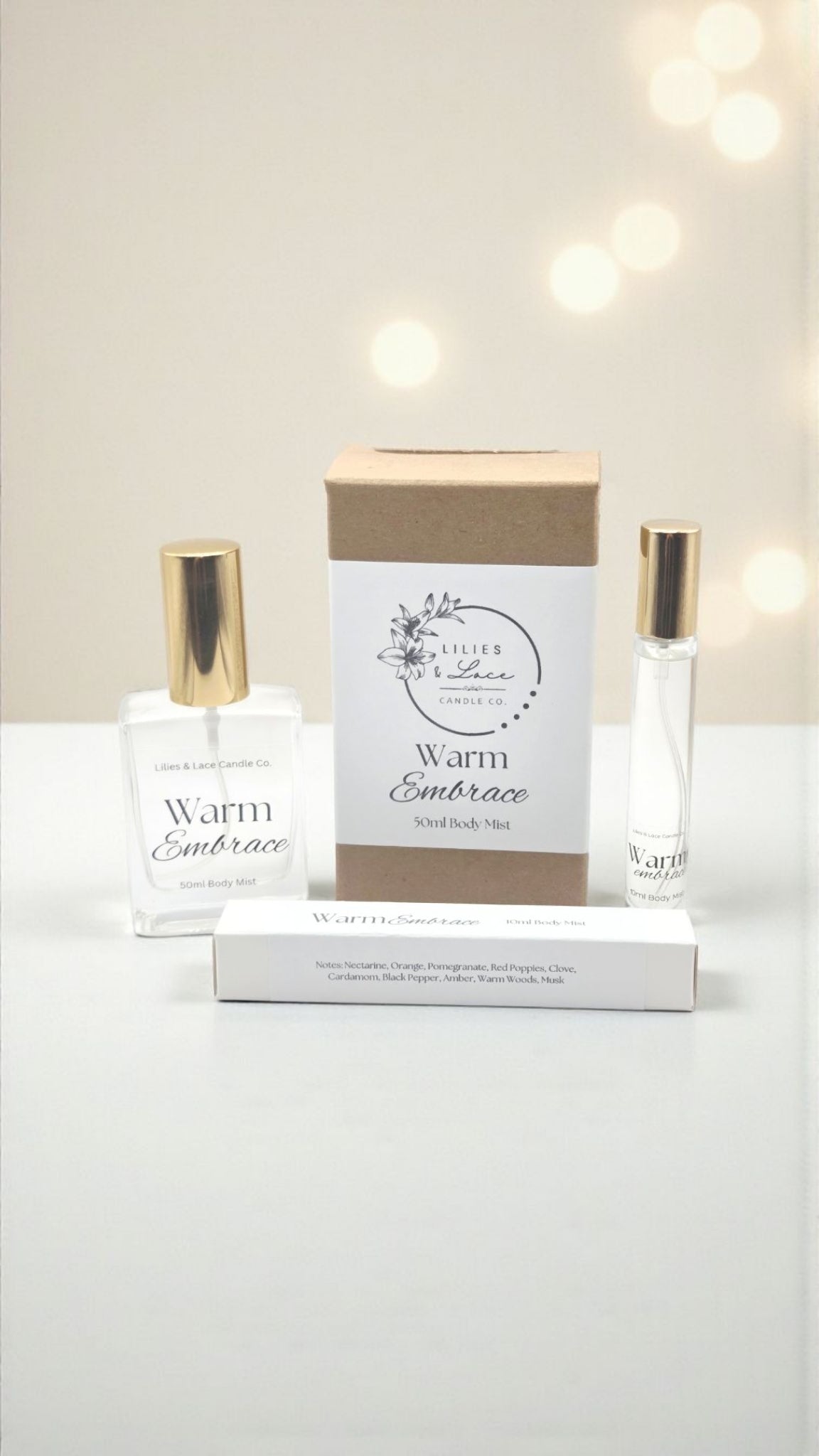 Body Mist Perfume Spray – 10 ml & 50 ml