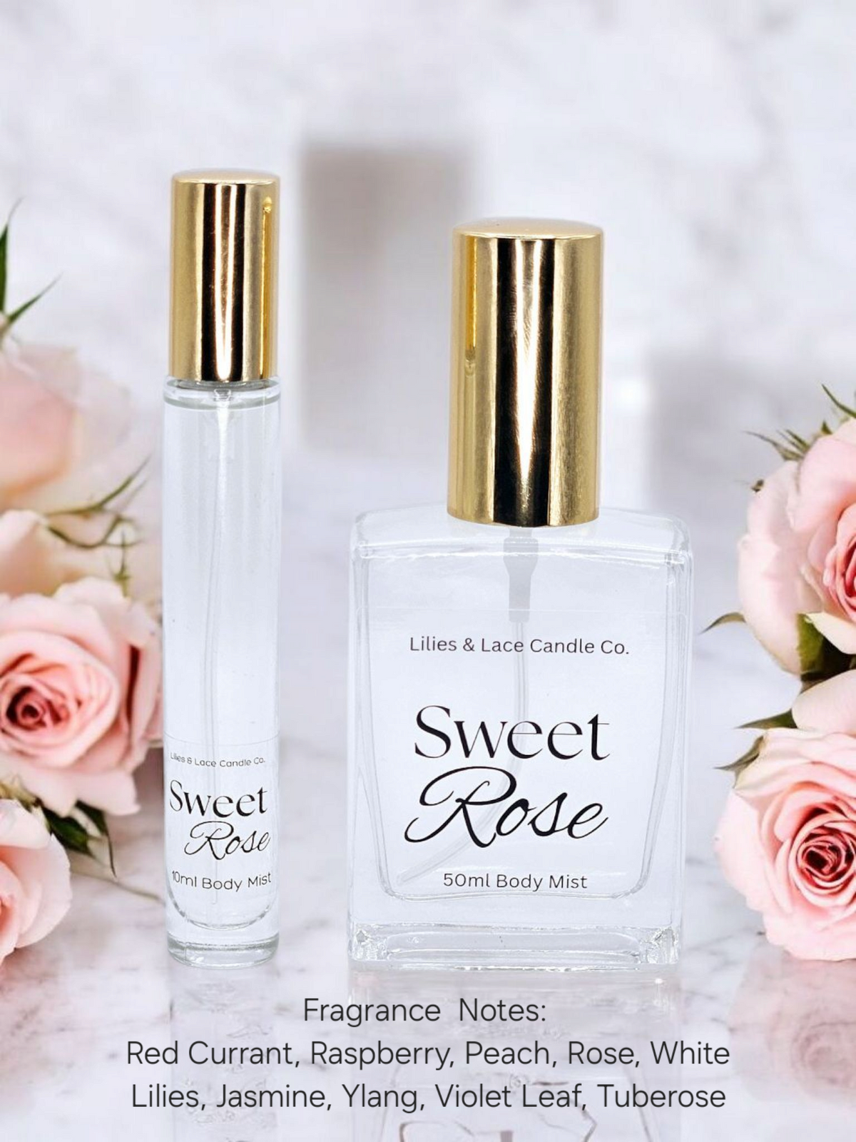 Body Mist Perfume Spray – 10 ml & 50 ml