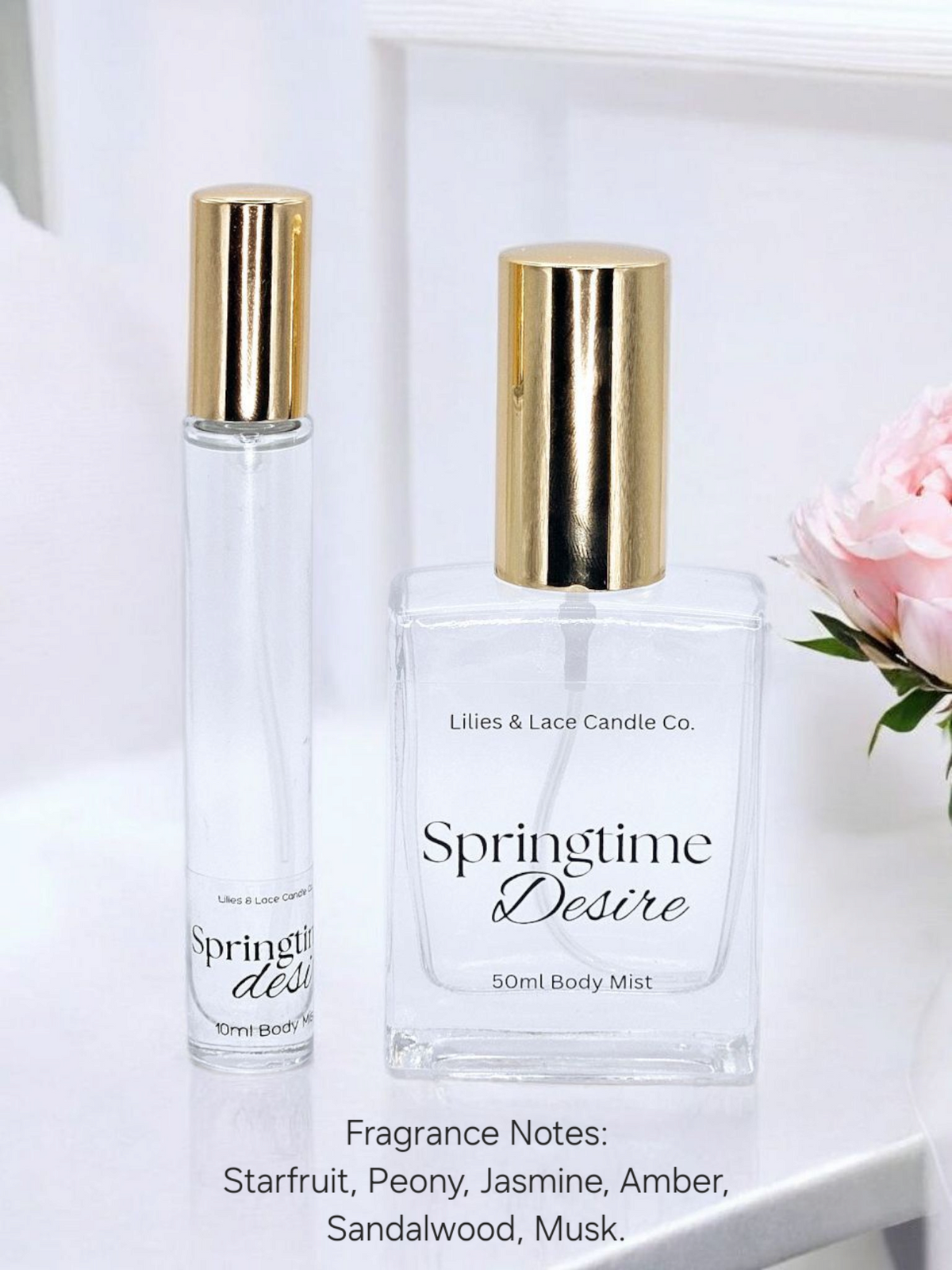 Body Mist Perfume Spray – 10 ml & 50 ml
