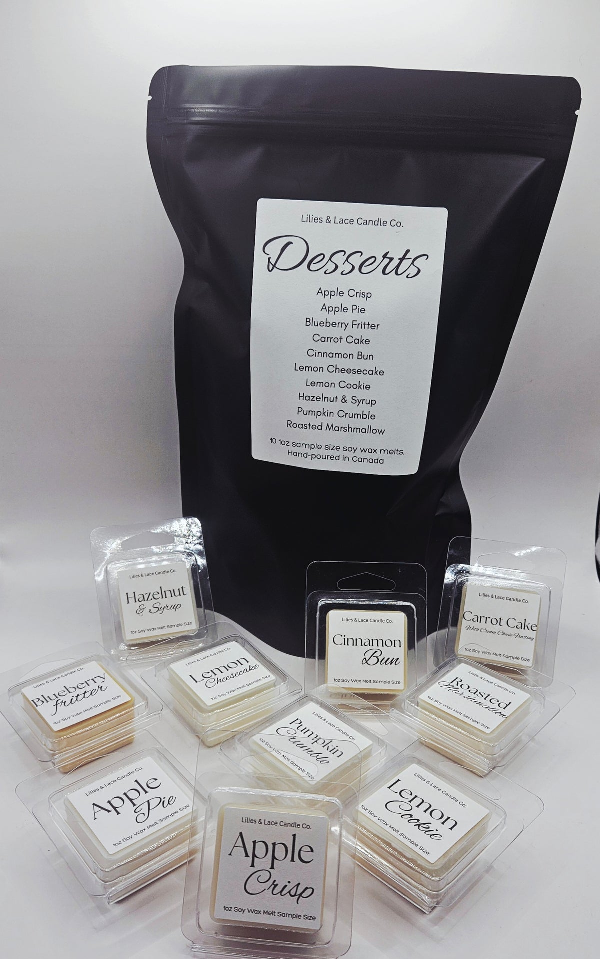 Soy Wax Melt Sample Pack – 10 Fragrances