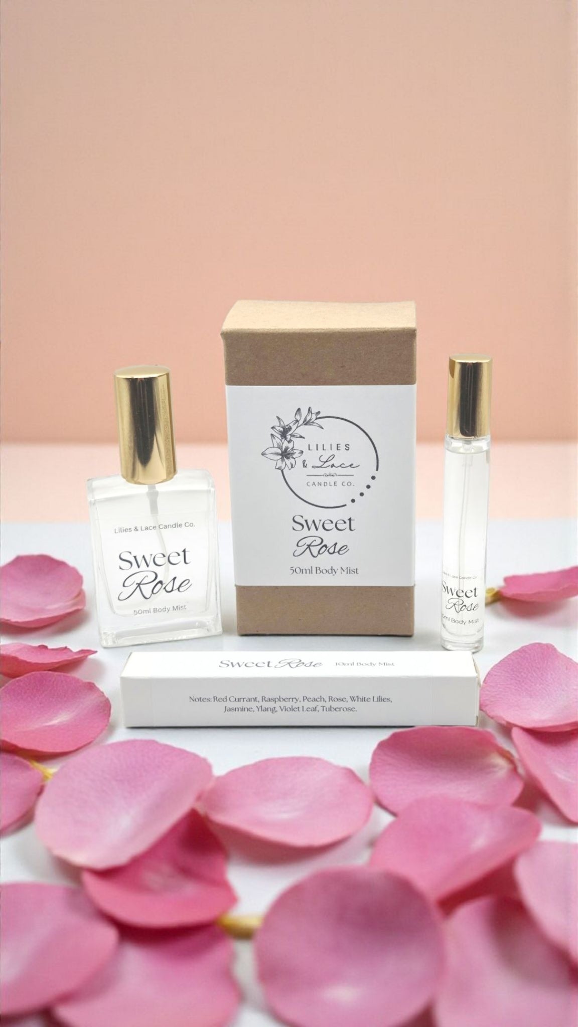 Body Mist Perfume Spray – 10 ml & 50 ml