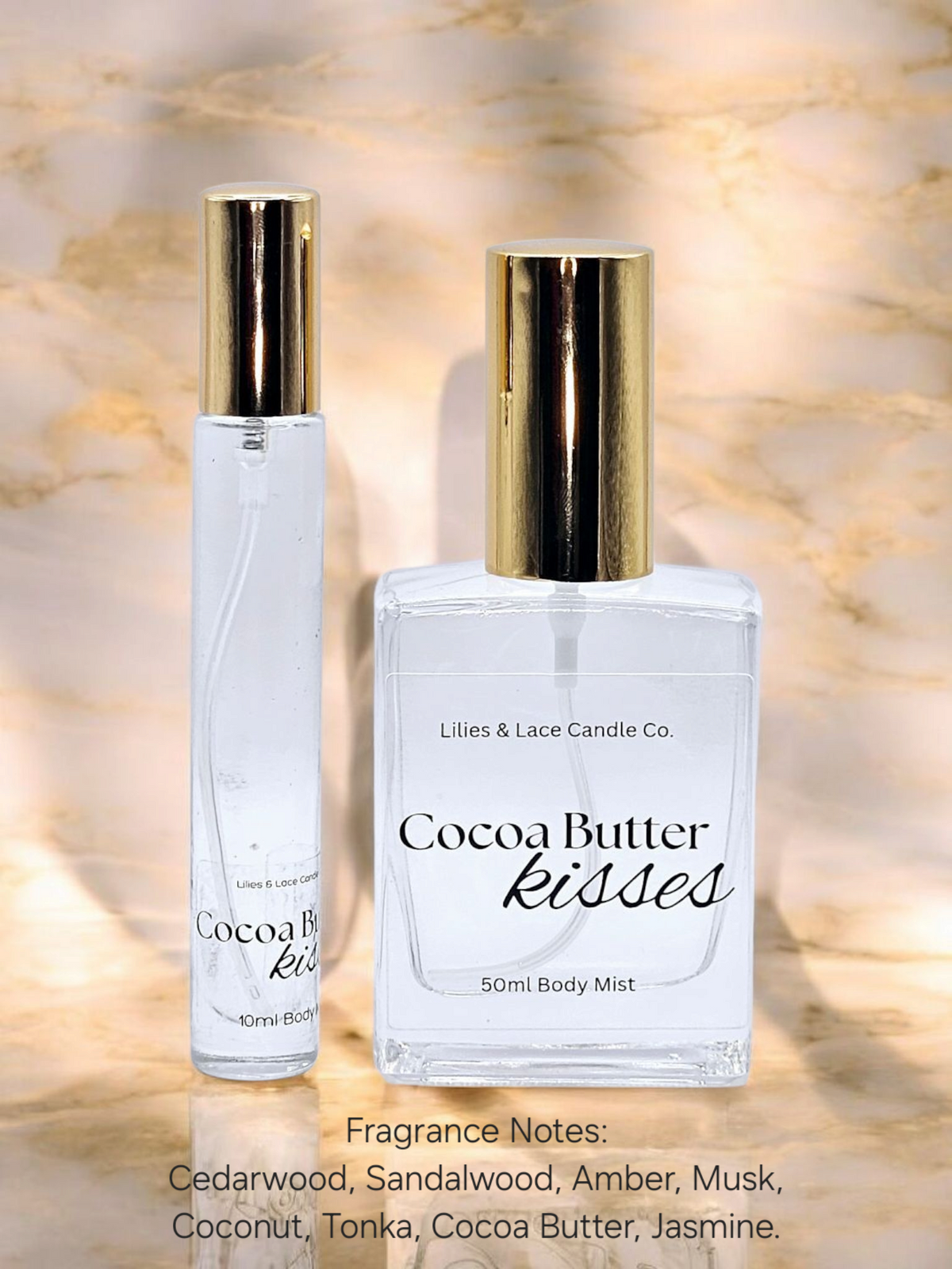 Body Mist Perfume Spray – 10 ml & 50 ml