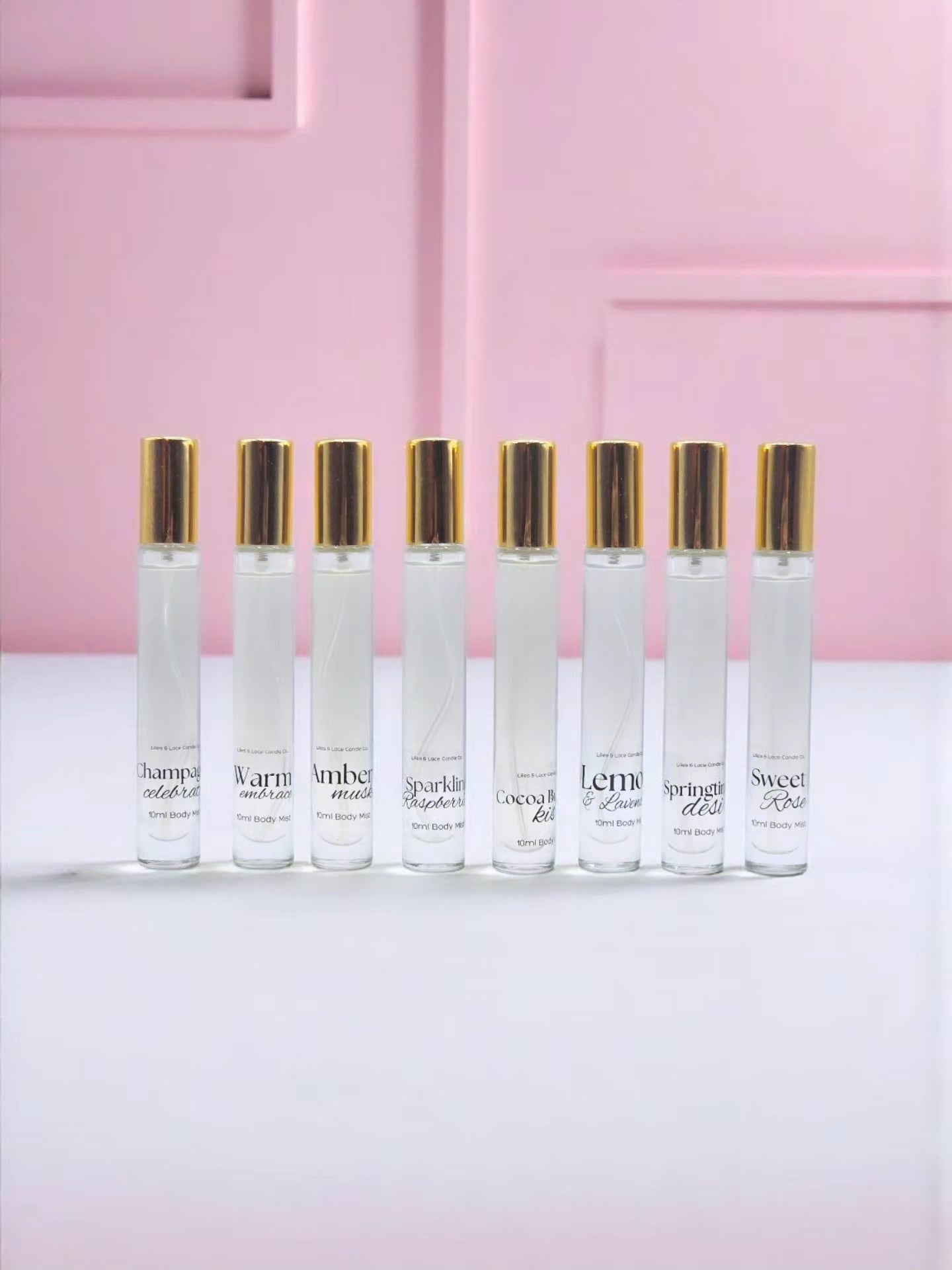 Perfume Sampler Gift Set – 8 Travel Size Body Mists